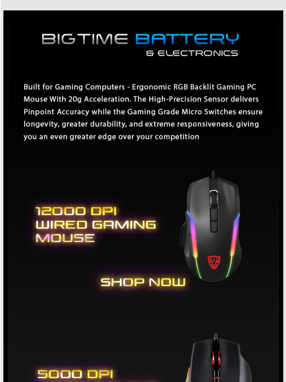 New Gaming Mice Available Now!