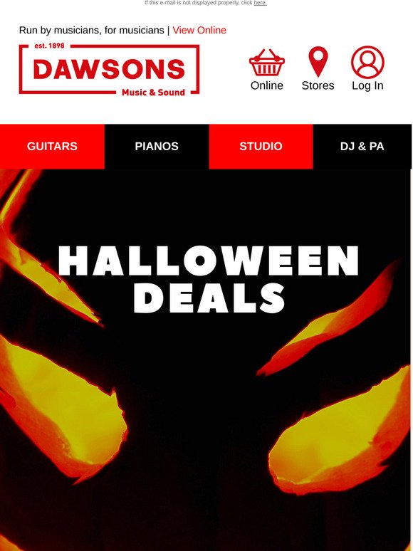 Happy Halloween! 🎃 Ghoulish deals on Gear!
