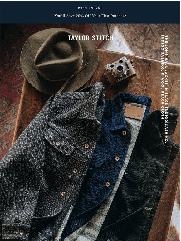 Taylor Stitch: Long Haul Triple Threat 