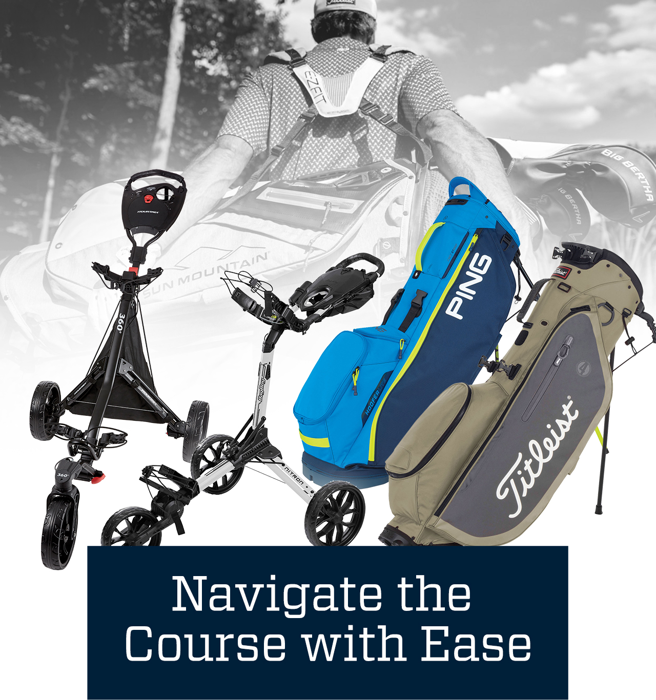 golf galaxy pull carts