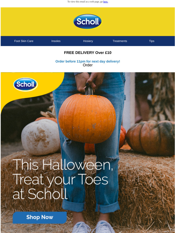 Don't be afraid... your feet will not scare you this year! 👻
