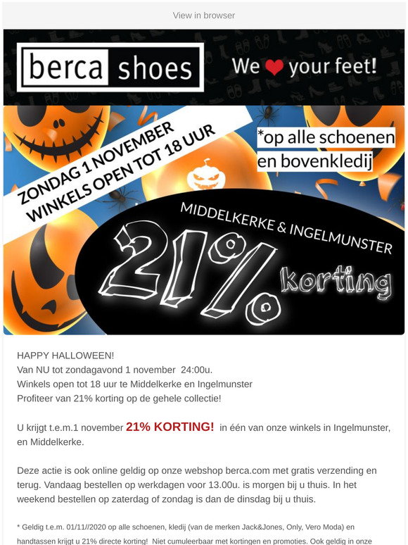 Geleerde noorden Afgekeurd Berca.com: Halloween 21% KORTING schoenen en bovenkledij | Milled
