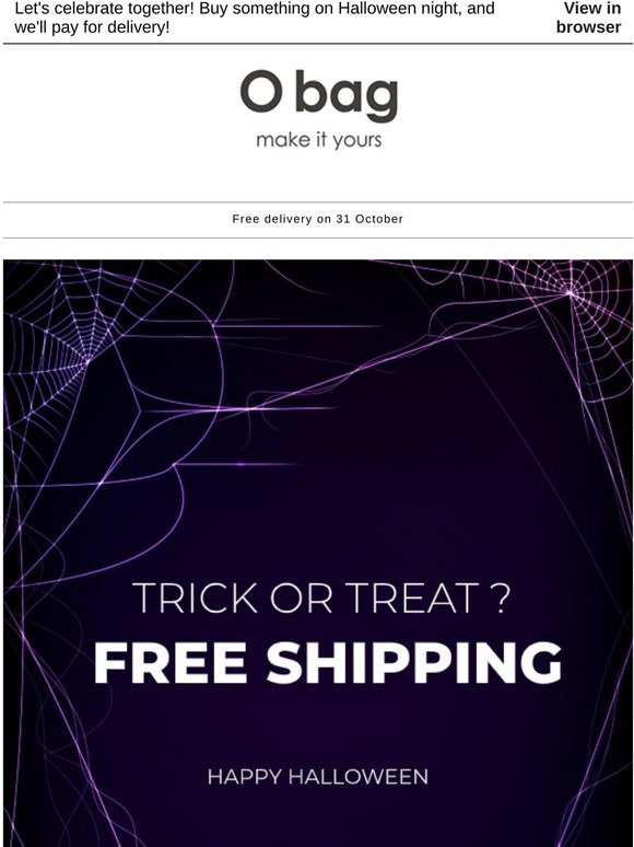 Trick, Treat, or Free Delivery? 🎃