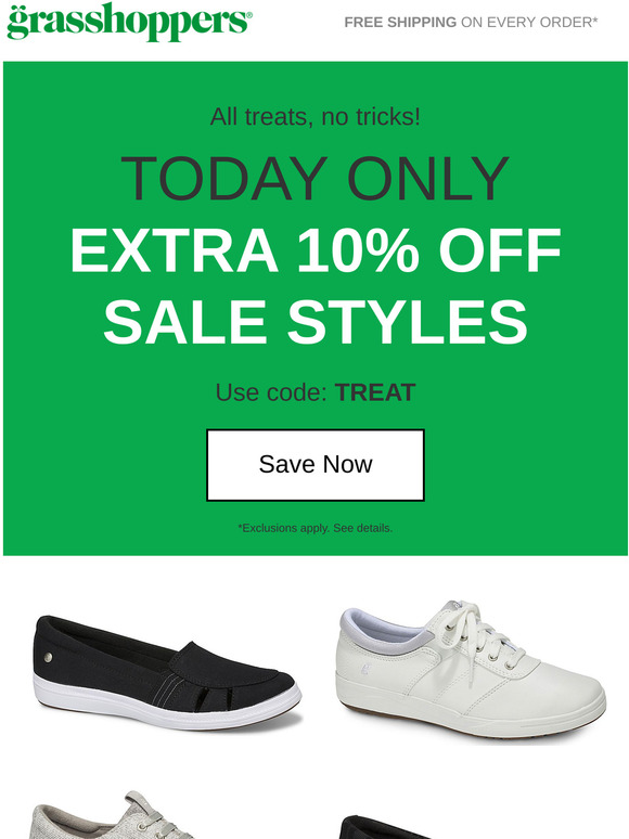 Trick or Treat! 10% off sale ends tonight