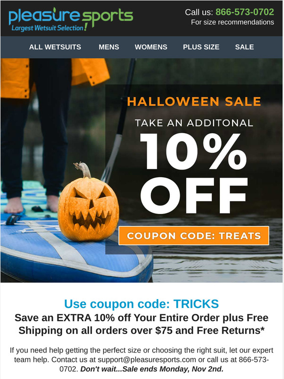 Halloween Wetsuit Sale! Save 10% Off!