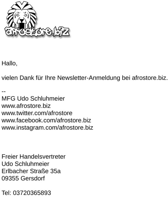 Vielen Dank für Ihre Newsletter-Anmeldung