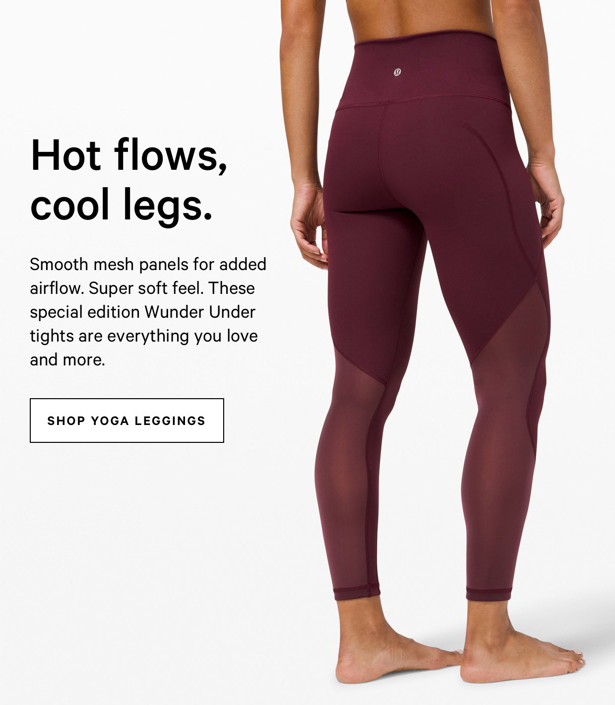 lululemon: Calves, these mesh panels 