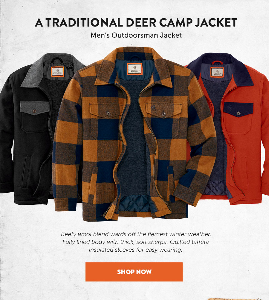 legendary whitetails outdoorsman jacket