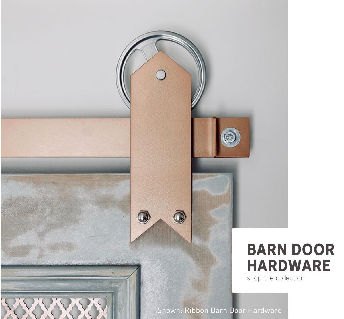 Rustica Hardware Product Spotlight JTrack Barn Door Hardware! Milled