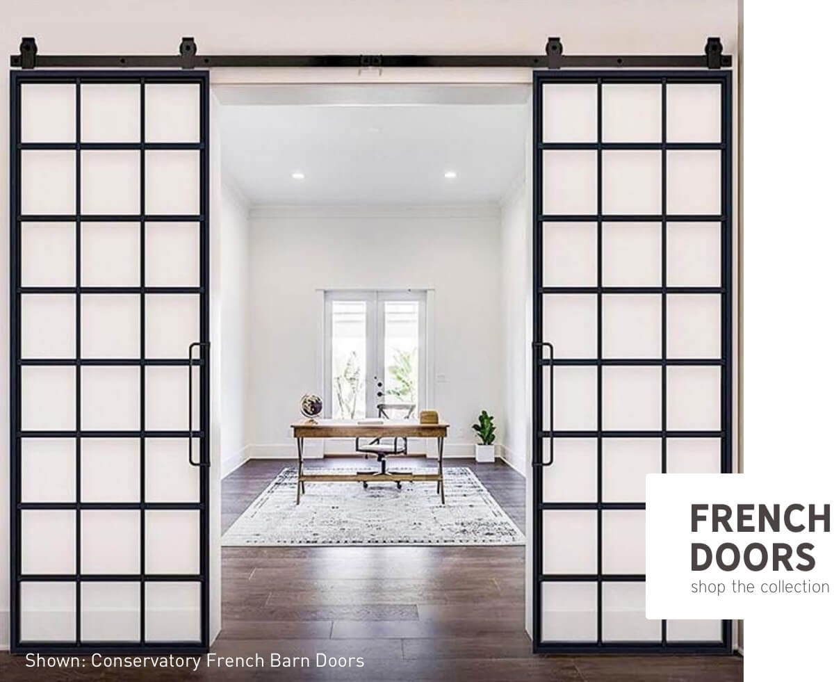 Rustica Hardware Product Spotlight JTrack Barn Door Hardware! Milled