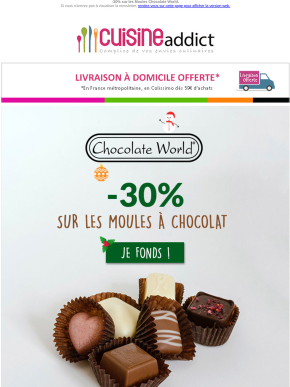 Cuisineaddict Com Promo Sur Les Moules Chocolat Milled