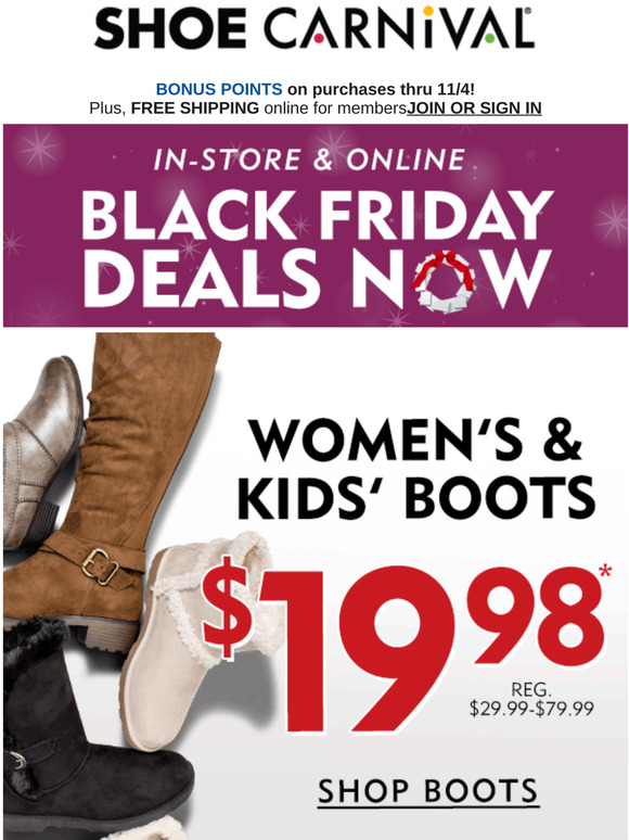 shoe carnival black friday ad