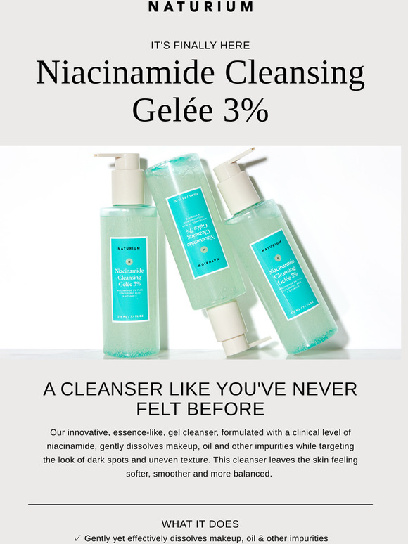 naturium gel cleanser