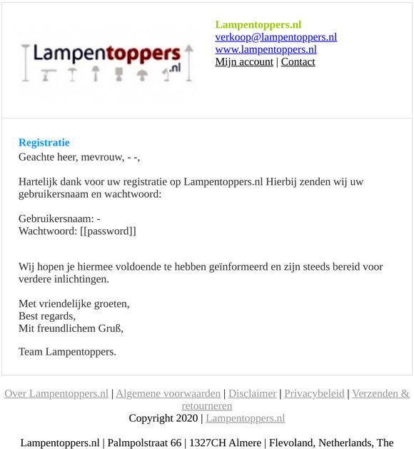 Registratie