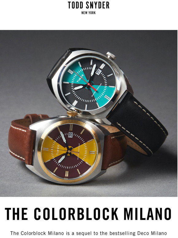 timex colorblock milano