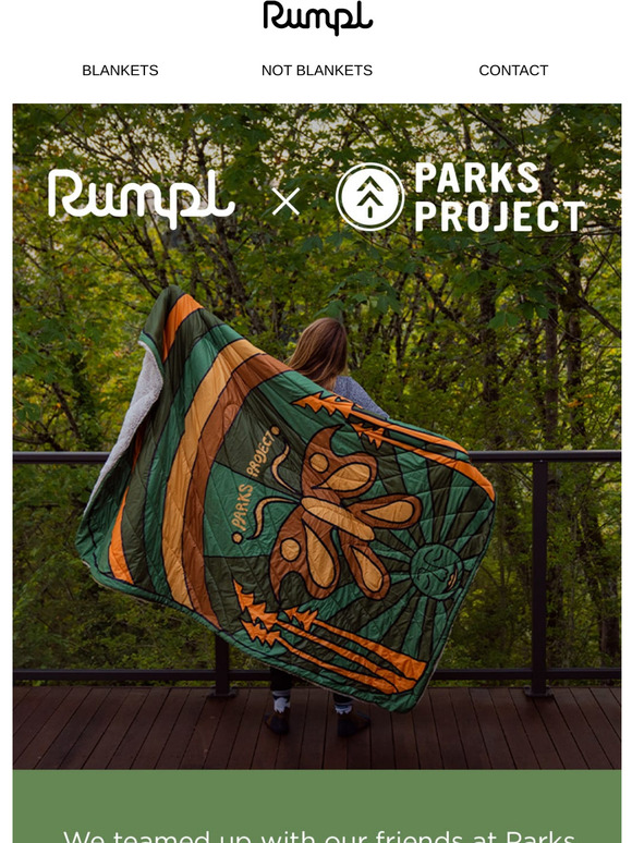 Rumpl Rumpl x Parks Project Sherpa Blanket Milled