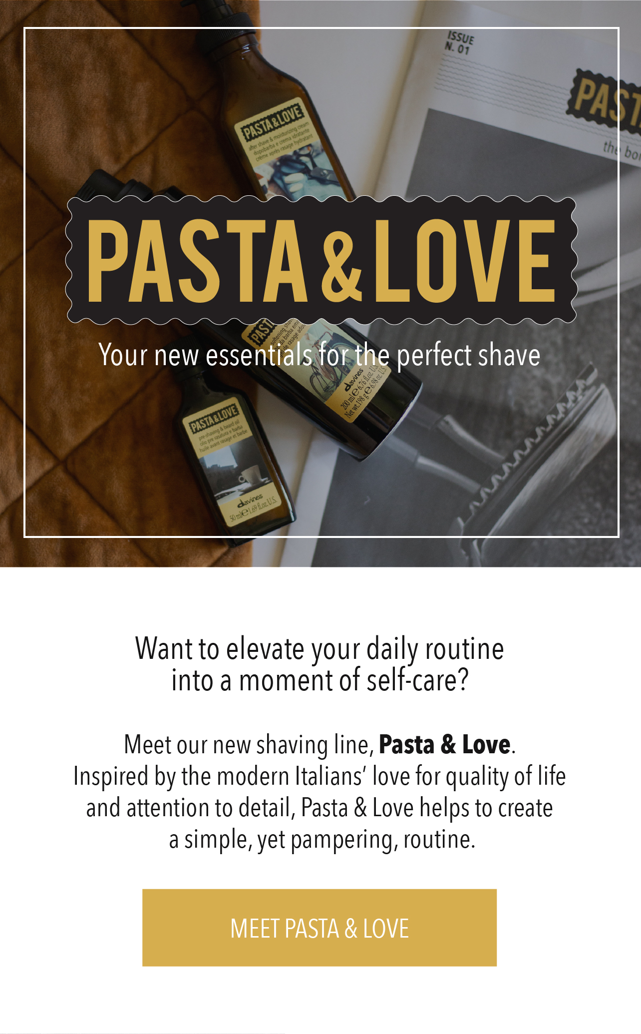 Davines USA Introducing Pasta & Love Milled