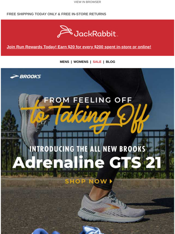 jackrabbit brooks adrenaline