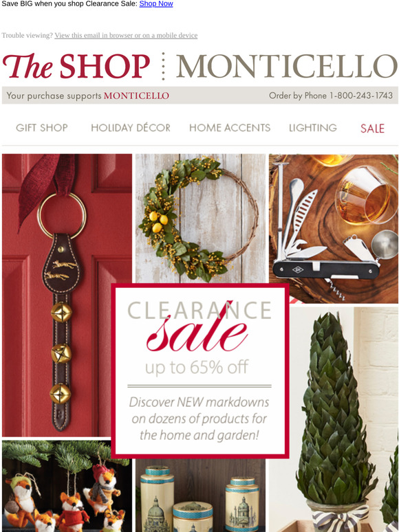 Up to 65% OFF Holiday + Home Décor