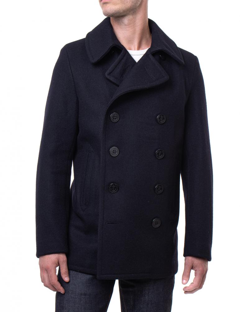 schott wool peacoat