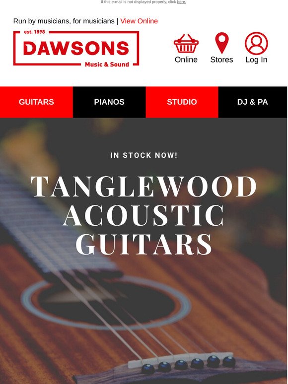 Tanglewood Acoustic Guitars 🎸