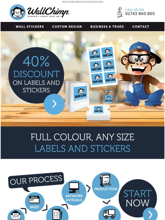 Shop Labels & Stickers -40% Discount During November 2020
