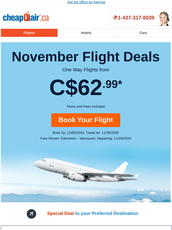 cheapoair one way flights