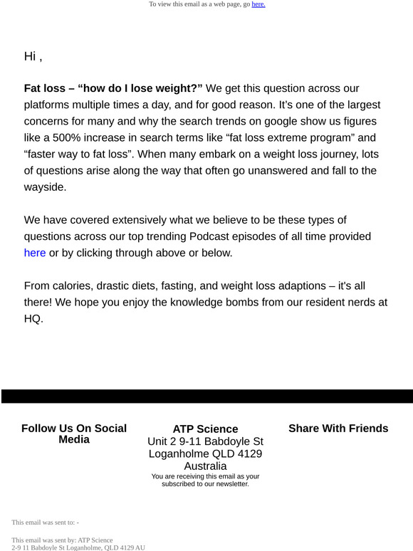 Check Out Our Top 5 Weight Loss Episodes ⚡️