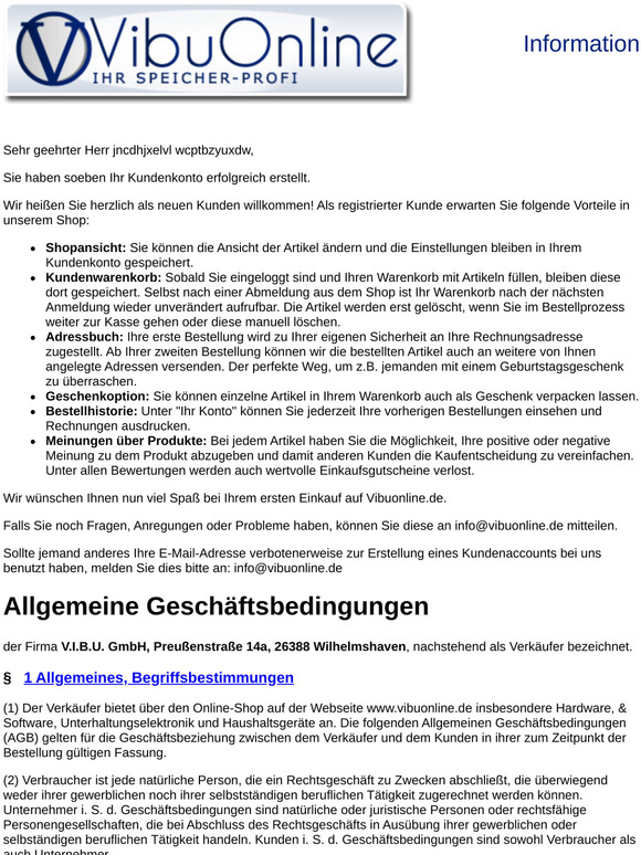 Herzlich Willkommen bei Vibuonline.de