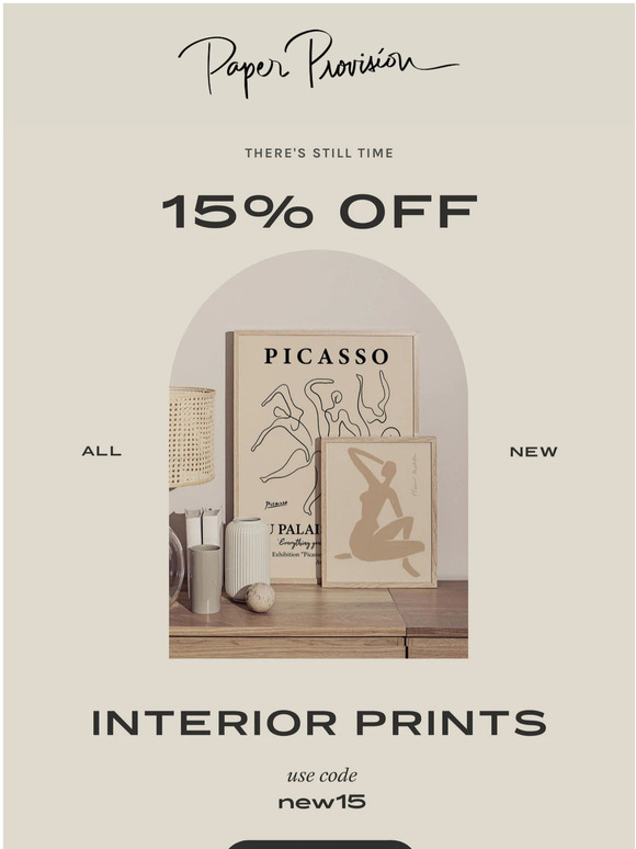 New! Matisse and Picasso Inspired Prints at 15% Off! Gotta get get!