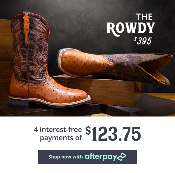 buy now pay later cowboy boots