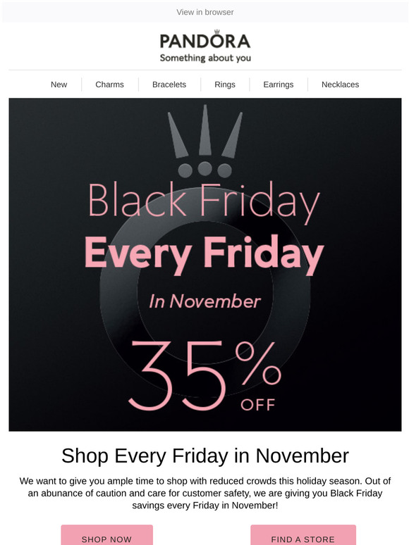 pandora sale every friday
