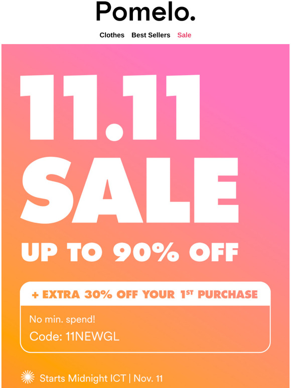 Pomelo Fashion 11 11 Sale S Coming Up To 90 Off Milled