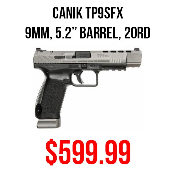 Canik TP9SFx available at Impact Guns!
