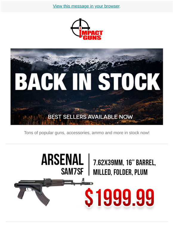 Some Of Our Best Sellers Are Back In Stock!