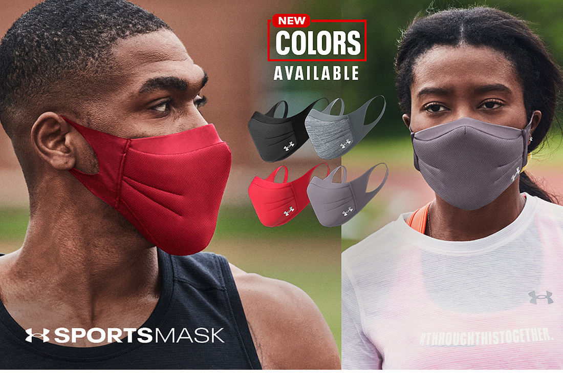 red under armour mask