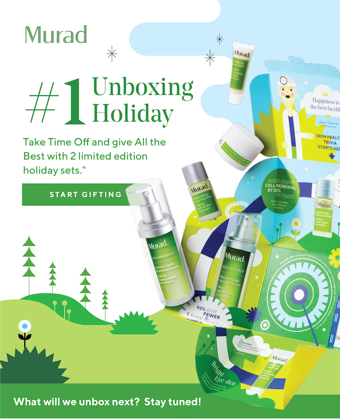 murad take time off gift set