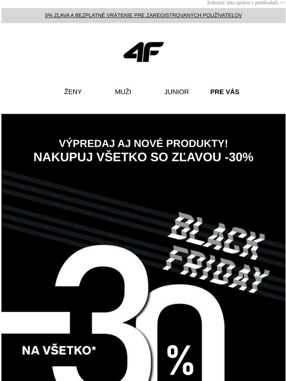 4Fstore.sk: Zľava 30% ! Na Výpredaj aj nové produkty | Milled