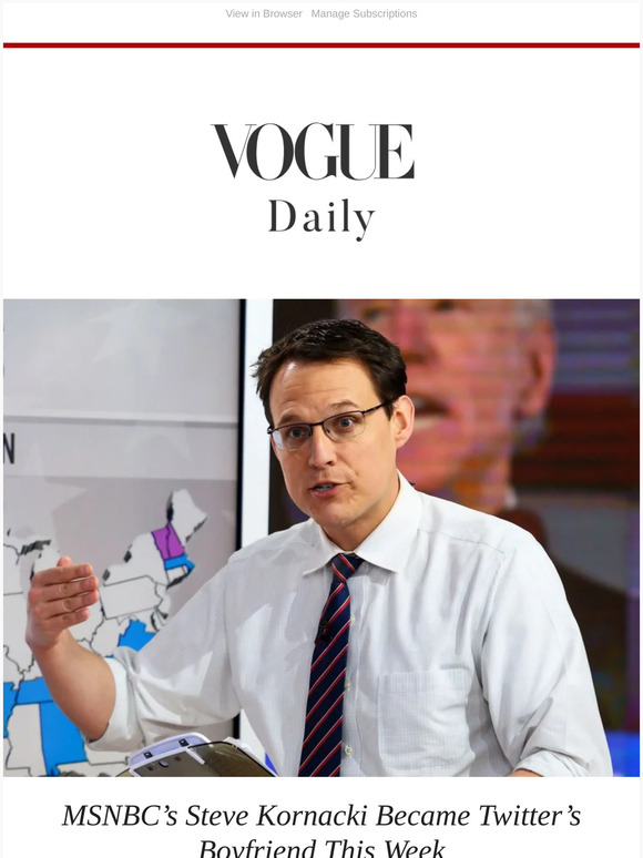 VOGUE: Steve Kornacki Became Twitter’s Boyfriend This Week | Milled