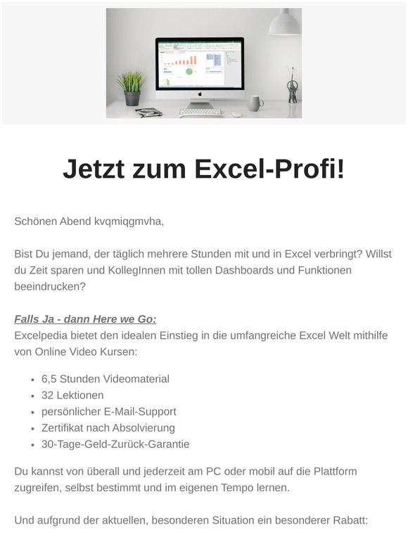 Durchstarten mit Excel💪