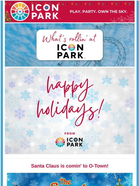 What's rollin' at ICON Park - November Newsletter