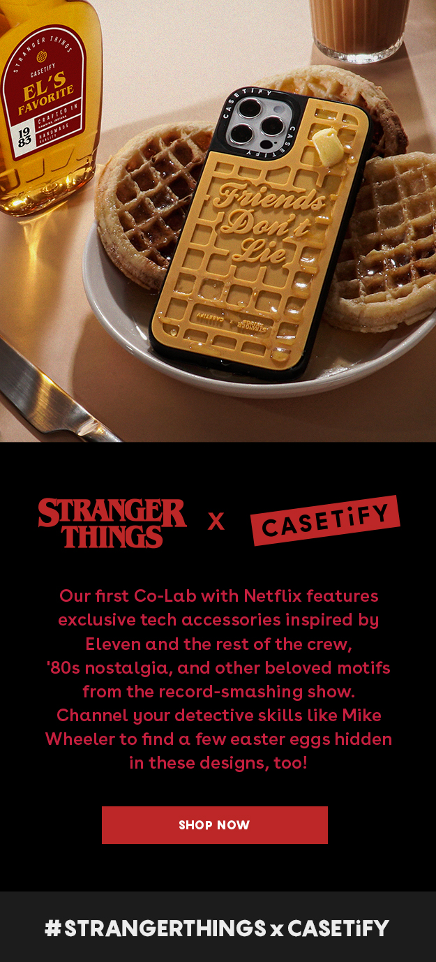 Casetify Stranger Things Waffle 2025