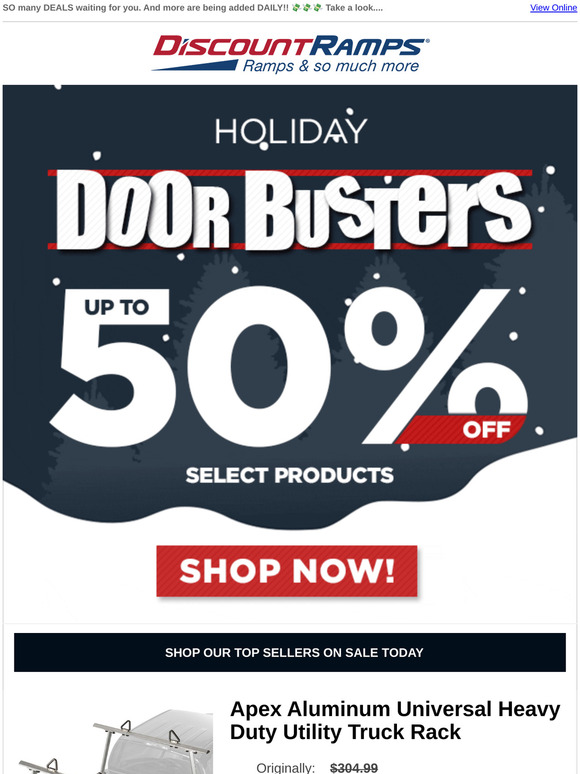 SURPRISE! Holiday Doorbusters Are Here NOW 💸 💸 Milled