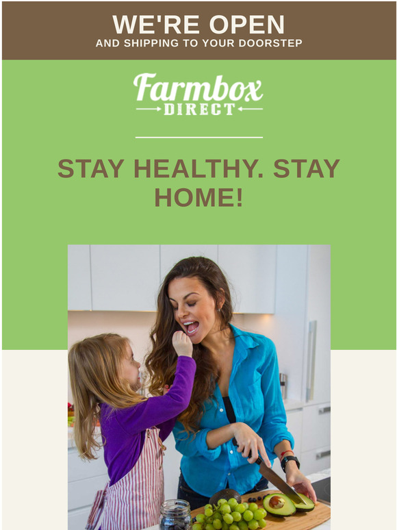 The veggies will come to your door