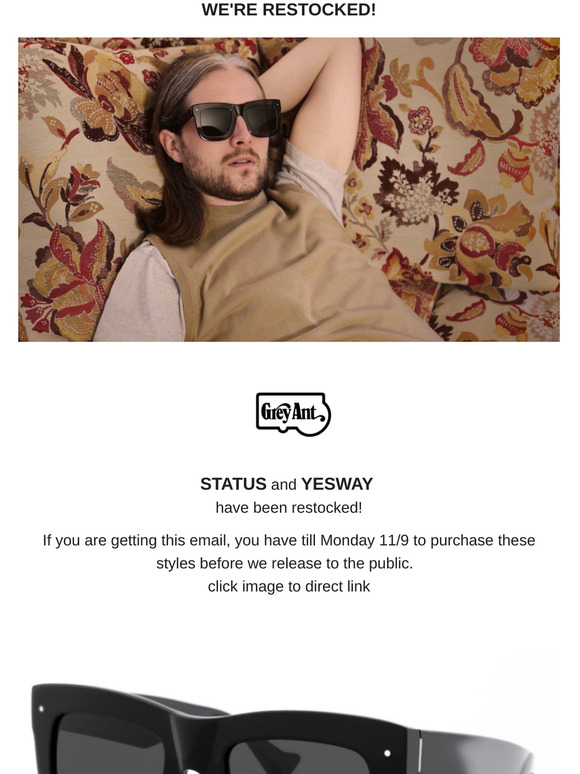 STATUS & YESWAY RESTOCKED