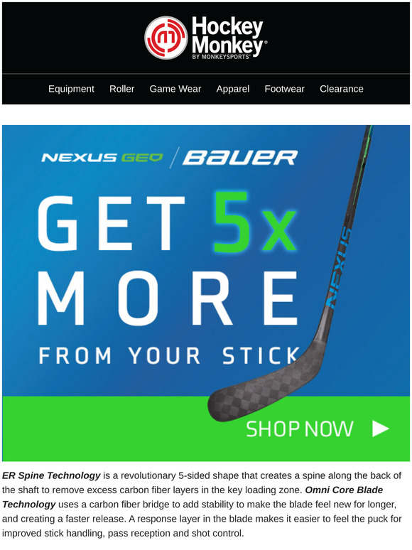 Bauer Nexus Geo Grip Senior Hockey Stick (2020)