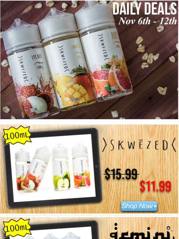 Daily Deals: Skwezed $11.99, Gemini Vapors $11.99