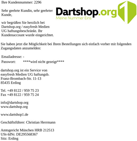 Willkommen im Webshop