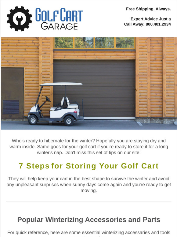 golf cart garage 7 Steps for Storing Golf Carts for the Winter Milled