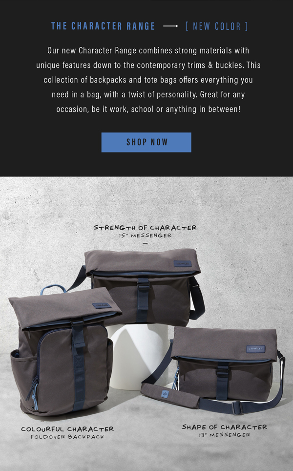 crumpler shape of character messenger bolsa